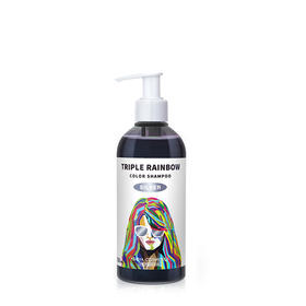 【保税仓】TRIPLE RAINBOW三色彩虹洗发水 银灰色300ml