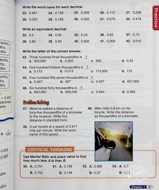 【中商原版】Progress in Mathematics StudentEdition Grade5 进步数学学生书 五年级 英文原版 进口图书 小学教材教辅参考 商品图5