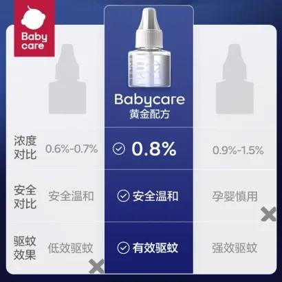 【包邮直发】中国  babycare 蚊香液 无味 【3液1器】 商品图1