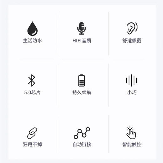 BACHJOHANN巴赫约翰真无线蓝牙耳机I12 商品图4