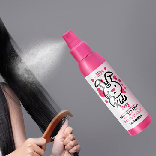 哈罗闪儿童易梳亮泽喷雾125ml顺发喷雾宝宝护发素 商品图2