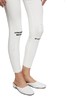 OCTAVIA 字母刺绣白色紧身裤 6527 商品缩略图2