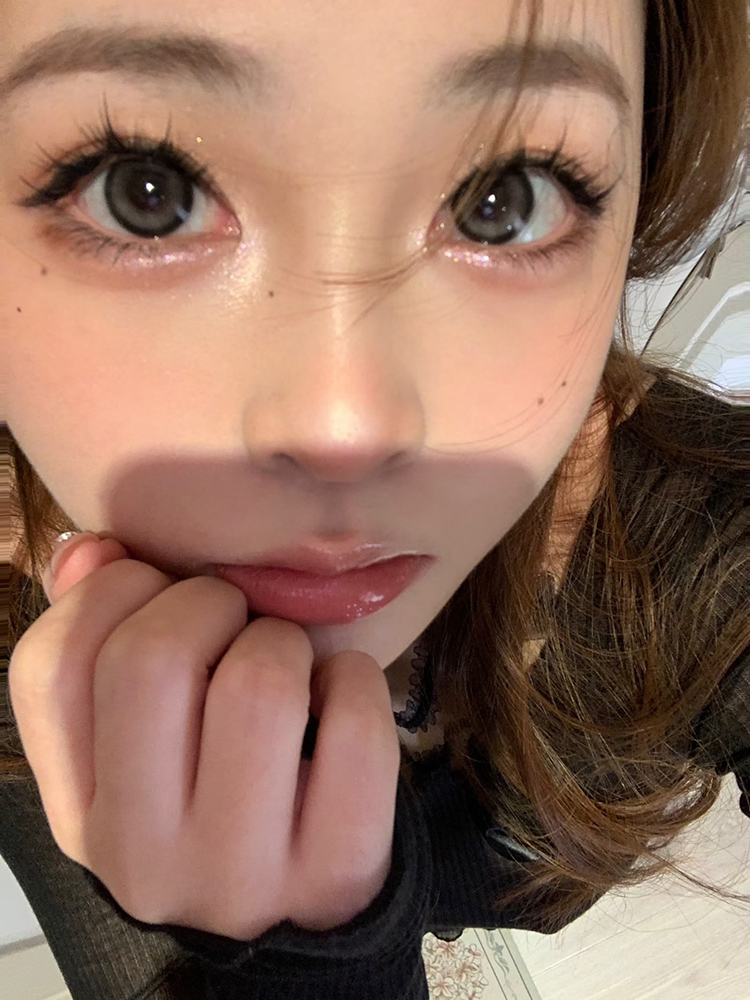 sunnygirl （sunny girl）半年抛 奶冻灰 直径14.5mm着色13.9mm