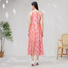 EITIE爱特爱夏季新款时尚减龄无袖修身印花连衣裙女A字连衣裙6607309 商品缩略图4