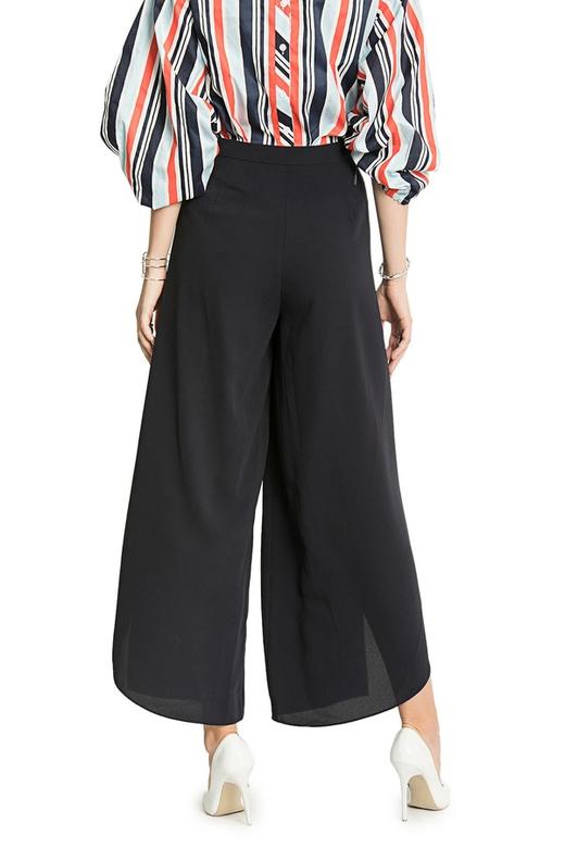 AVA 深蓝色简约阔腿裤 2081 商品图3