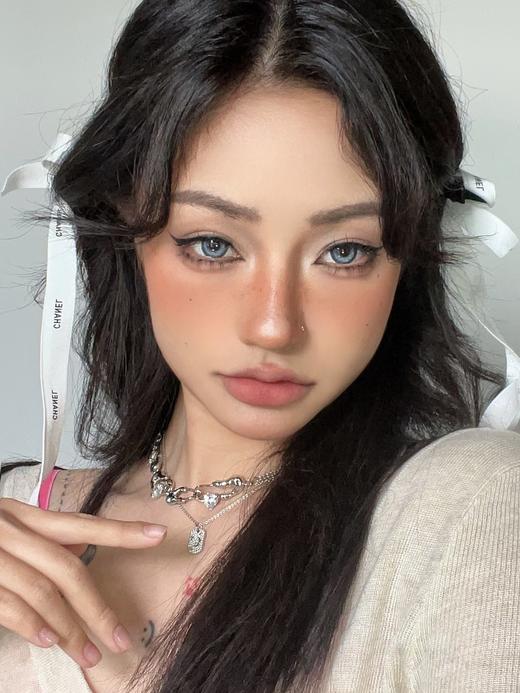 【大直径】NICEKON-奶豹蓝14.5mm【年抛 0-1000度 含有525/575】 商品图6