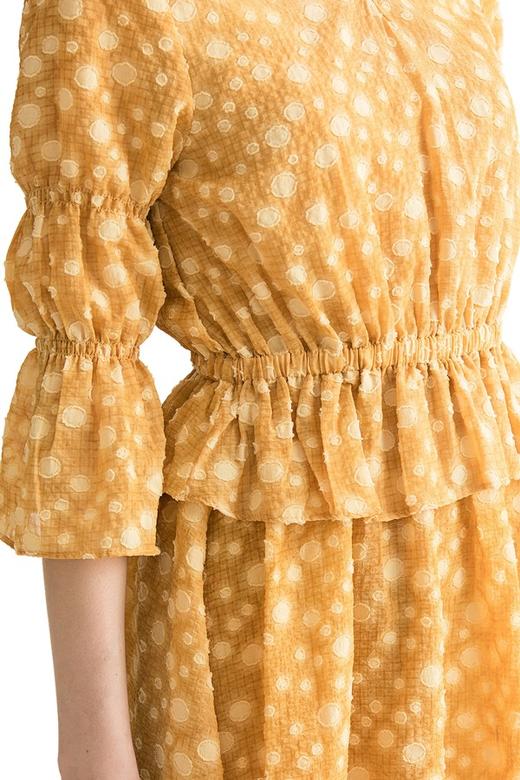 ROSEHOO 黄色立体几何连衣裙 2102 商品图4