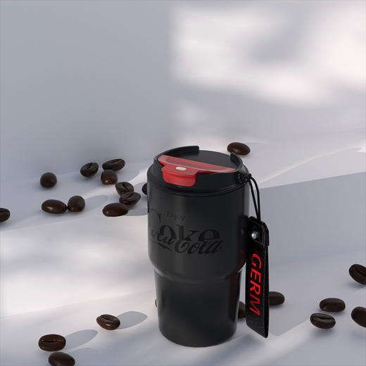 GE-CK22AW-K16-1陶瓷款可口可乐联名款咖啡杯黑 商品图5