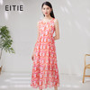 EITIE爱特爱夏季新款时尚减龄无袖修身印花连衣裙女A字连衣裙6607309 商品缩略图0