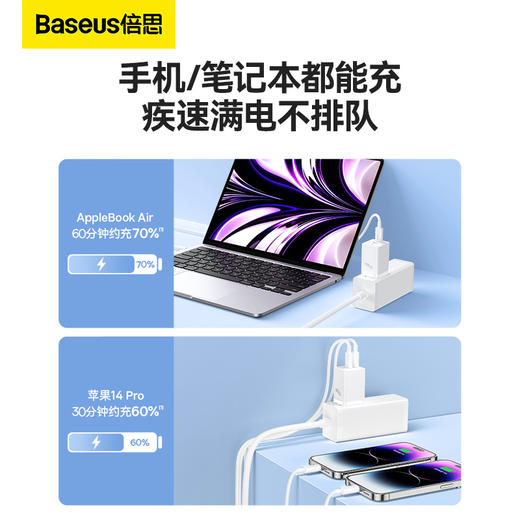 倍思 GaN5 Pro 40W 氮化镓快充充电器C+C 商品图2
