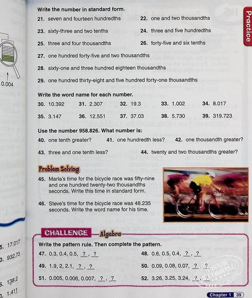 【中商原版】Progress in Mathematics StudentEdition Grade5 进步数学学生书 五年级 英文原版 进口图书 小学教材教辅参考 商品图6