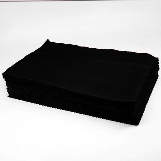 擦鞋黑布 皮具护理绒毛抛光布 鞋擦柔软清洁上鞋油抛光 商品图3