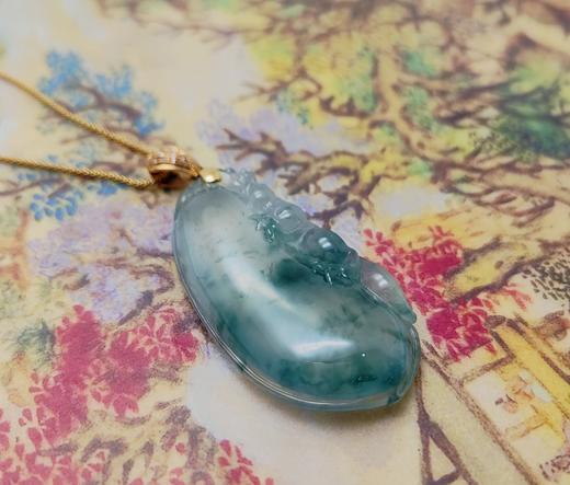 翡翠飘花大如意 商品图1