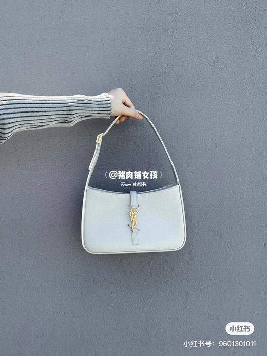 杨树林复古腋下包/白色 商品图2