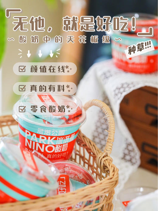 （预售）尼诺公园奢侈品级酸奶， 有两句话最符合我们酸奶的气质1：奢侈品级酸奶2：太好吃了 商品图2