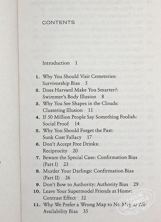 【中商原版】清醒思考的艺术 英文原版 The Art of Thinking Clearly Rolf Dobelli 商品图4