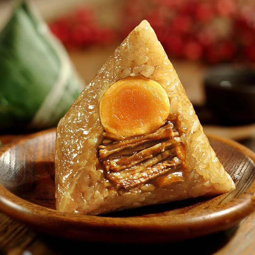 蒸鲜蛋黄鲜肉粽（单粒） 商品图0