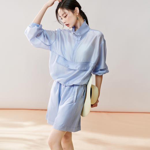 剩S 芳外【微透运动轻薄套装】2024夏季新款防晒空调衫女式套装 商品图3