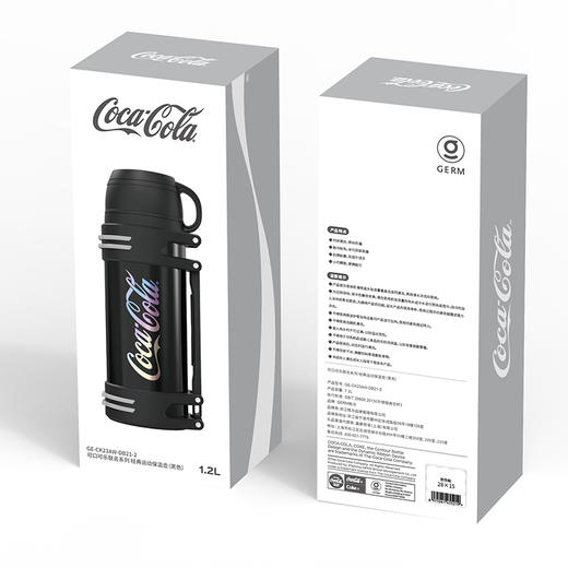 14608-GE-CK23AW-DB21-2-可口可乐联名系列 经典运动保温壶（黑色） 商品图5