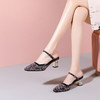 时尚个性，彩钻包头高跟凉拖YSML-A067-156 商品缩略图0