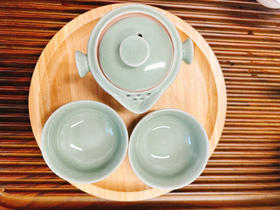 【茶具专区福利】茶马世家 便携茶具（一壶二杯）室内户外旅行款