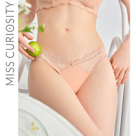 3条118好奇蜜斯蕾丝三角内裤女纯棉抗菌裆性感夏季薄款新款琳恩埃洛伊内裤