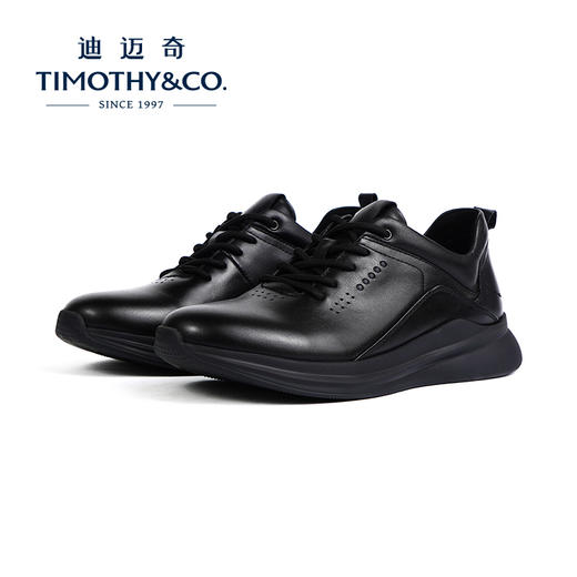 TIMOTHY＆CO．/迪迈奇男士春夏休闲牛皮板鞋柔软透气 商品图3