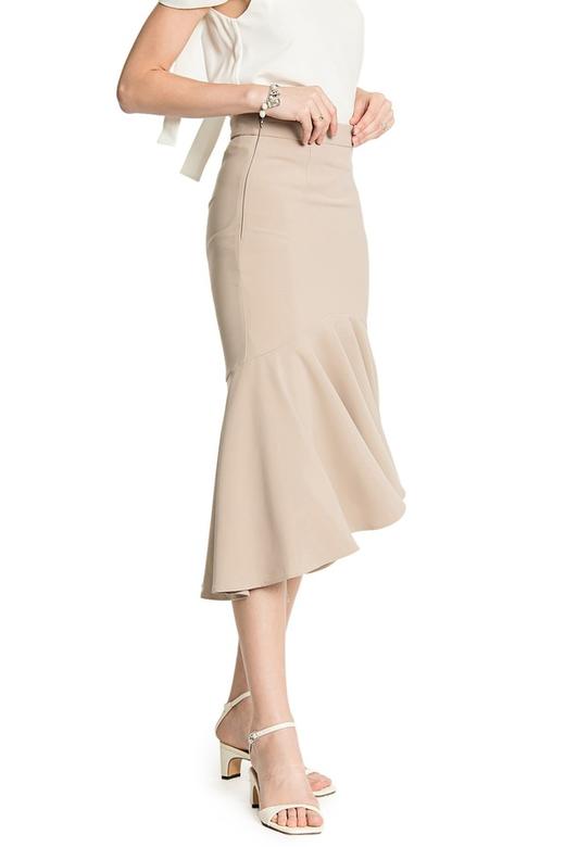 AVA 奶油色鱼尾半裙 2904 商品图1