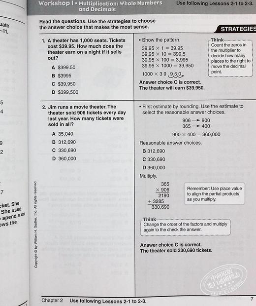 【中商原版】Progress in Mathematics Critical Thinking for Active Math Minds Grade6进步数学批判性思维活跃的数学头脑六年级 商品图7