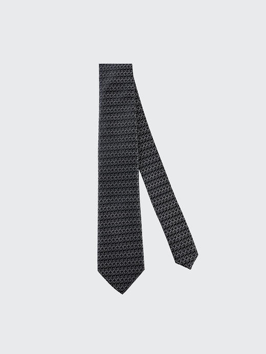 callisto深黑色全桑蚕丝领带 FRCTE020C 商品图0