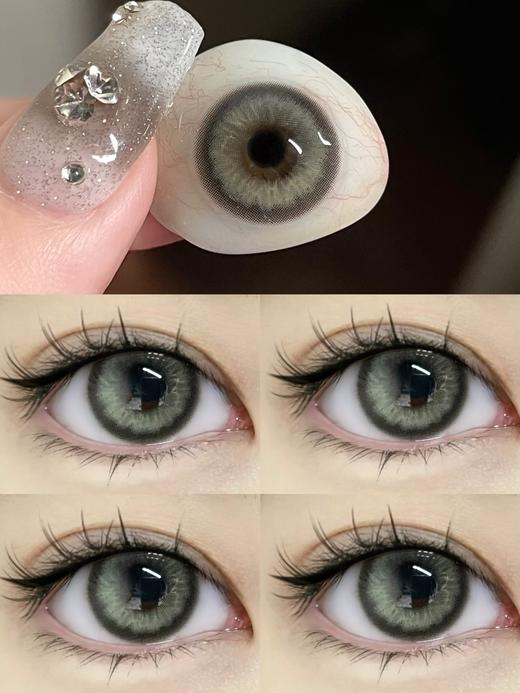 【大直径】NICEKON-奶豹绿14.5mm【年抛 0-1000度 含有525/575】 商品图13