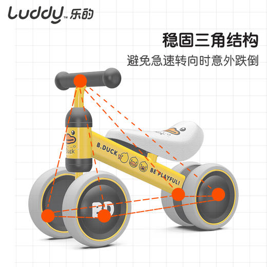 小黄鸭溜溜车 商品图3