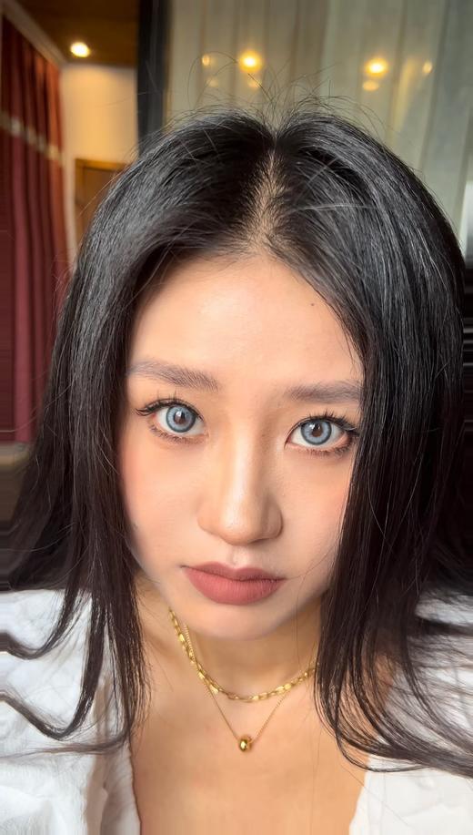 【大直径】NICEKON-奶豹蓝14.5mm【年抛 0-1000度 含有525/575】 商品图12