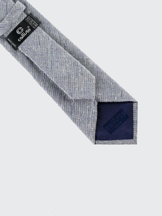 callisto蓝色桑蚕丝混纺领带 SNCTE012BL 商品图2