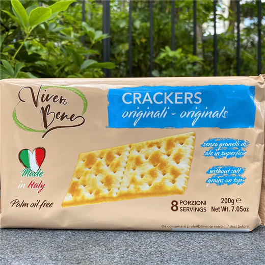 意大利味贝尼苏打饼干原味200g 商品图1