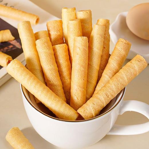 【榴莲控超爱！榴莲蛋卷240支】轻轻一咬，满口榴莲香！榴莲味卷心酥饼干零食小吃休闲食品茶手工奶香夹心鸡蛋卷榴莲酥卷蛋卷一整箱夏日中式好物健康 商品图3