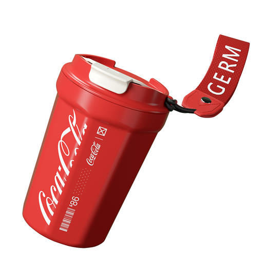 GE-CK22AW-K15-1陶瓷款可口可乐联名款菱形咖啡杯红 商品图5