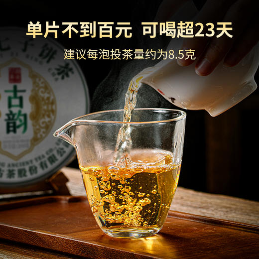 【社群专享】澜沧古茶2023年古韵云南普洱生茶小饼单盒装200g+2021年经典007（8克装）*5包+滇红柠檬茶（单颗装）*1包 商品图3