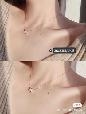 咱们老姐妹们标配！无logo 品质一如既往 项链百搭简单精致高级贵气 电镀18K玫瑰金 不易掉色