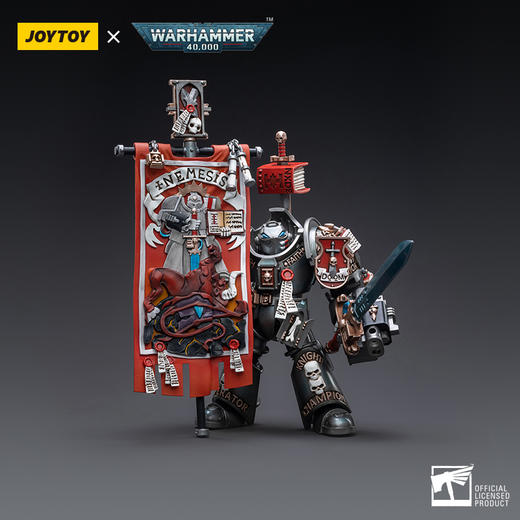 【JOYTOY】暗源战锤40K灰骑士终结者四人组 堡主1：18可动兵人模玩 商品图4