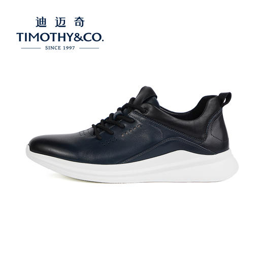 TIMOTHY＆CO．/迪迈奇男士春夏休闲牛皮板鞋柔软透气 商品图7