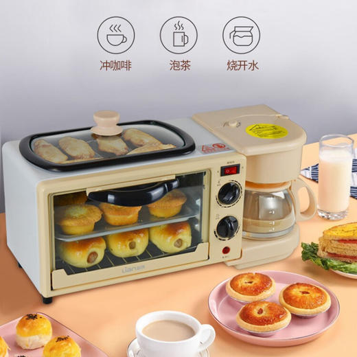 联创（LIAN）早餐机 家用烤面包机  DF-OV001M 商品图4