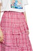 SUMMER & SAGE 红色格纹不规则蛋糕裙 6840 商品缩略图2