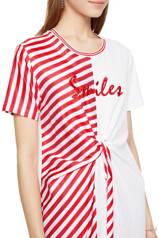 HUAJIASTUDIO 系带拼色连衣裙 6914 商品图2