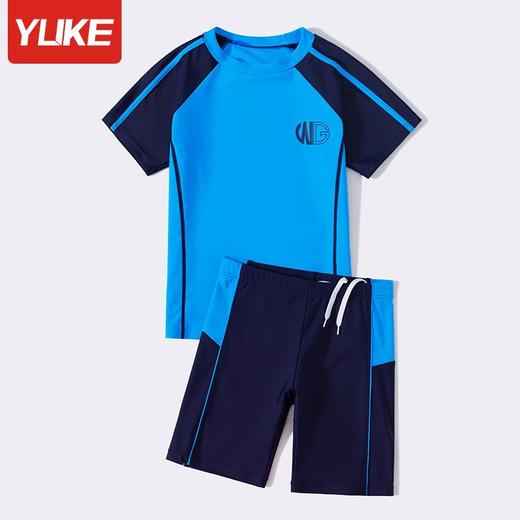 【吸湿透气！儿童分体泳衣】儿童泳衣男童分体游泳衣小中大童防晒速干游泳套装2023泳裤-SH 商品图13