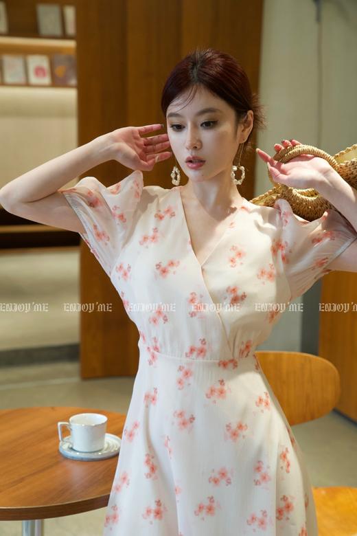 【门店同款】夏季淡雅橘花连衣裙 150566114 商品图4