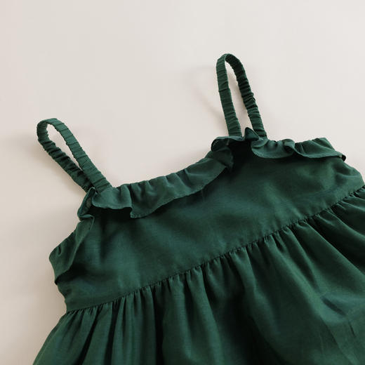 【马克珍妮 芦芙】新款夏装 女童棉真丝吊带连衣裙230750 商品图5