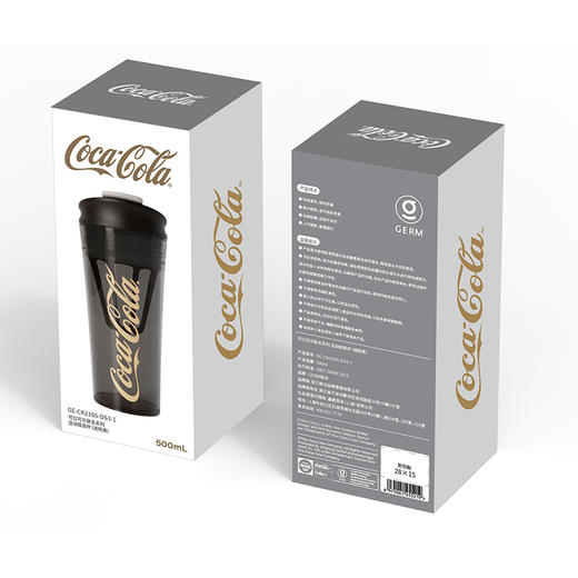 GE-CK23SS-DS3-1-可口可乐联名系列 运动摇摇杯（透明黑） 商品图3