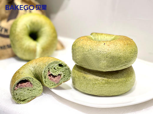 贝果（抹茶红豆乳酪） 商品图0