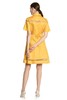 GLoria歌莉娅 黄色亮泽镂空连衣裙 876 商品缩略图3